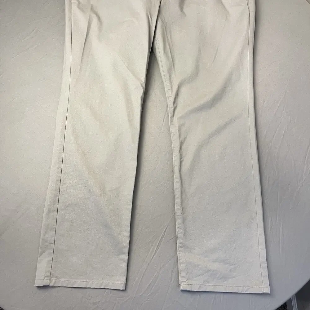 Bonobos Men’s 38X30 Pants Gray Slim Fit Khakis Chinos Flat Front Twill Workwear